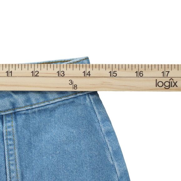 BDG Urban Outfitters Woman's Denim Mini Skirt Size M Horn-Button Front Y2K - Picture 5 of 7